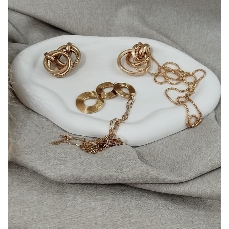 kit 15 BANDEJA Porta Joias feminino para criado mudo/mesa de cabeceira