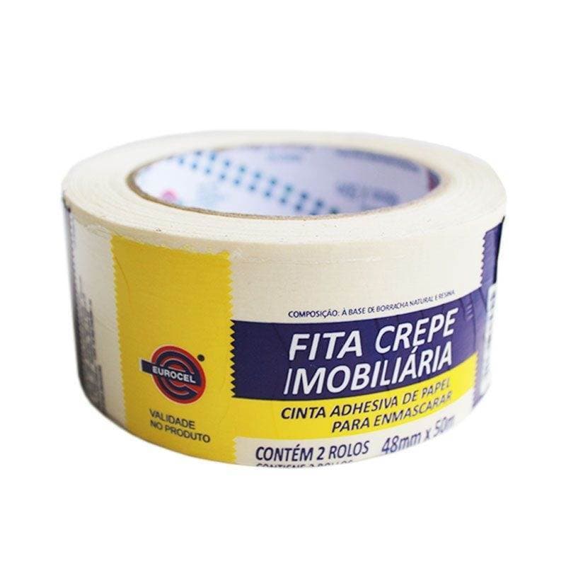 Fita Crepe Mascaramento 48 x 50 Eurocel