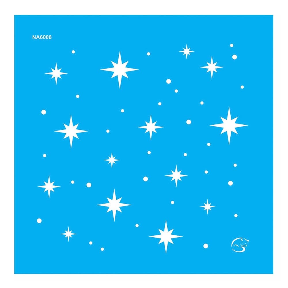 NA6008 - Brilho de Natal - 14x14 - Stencil Gatas Arteiras