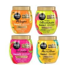 Creme Salon Line 3 Em 1 Cachos Dos Sonhos Lançamento 1 kg (CADA)