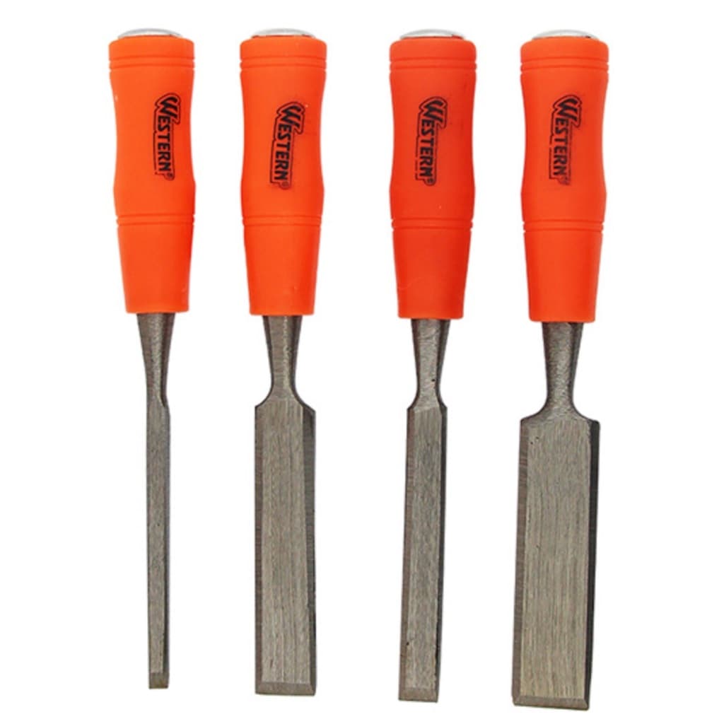 Kit De Formão Para Madeira 3/8 A 01 Polegada Com 4 Peças