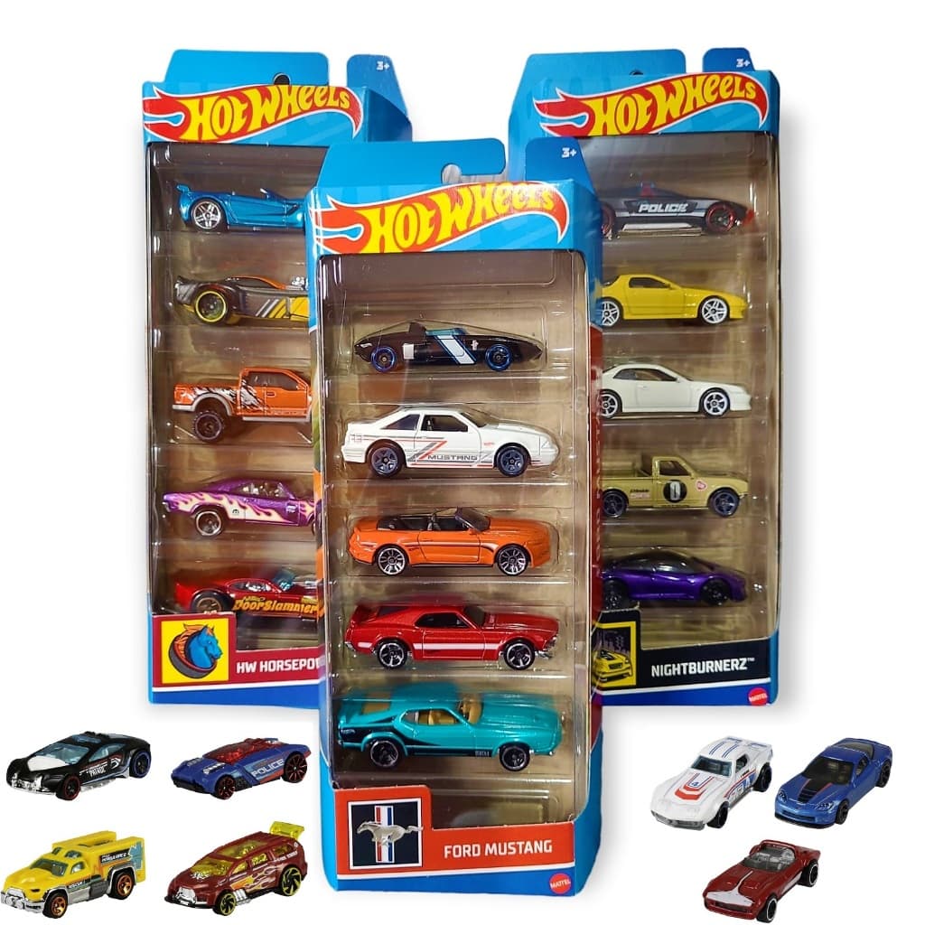 Carrinhos Hot Wheels Kit com 5 Unidades Original Coleção Especial Mattel - Hot Wheels
