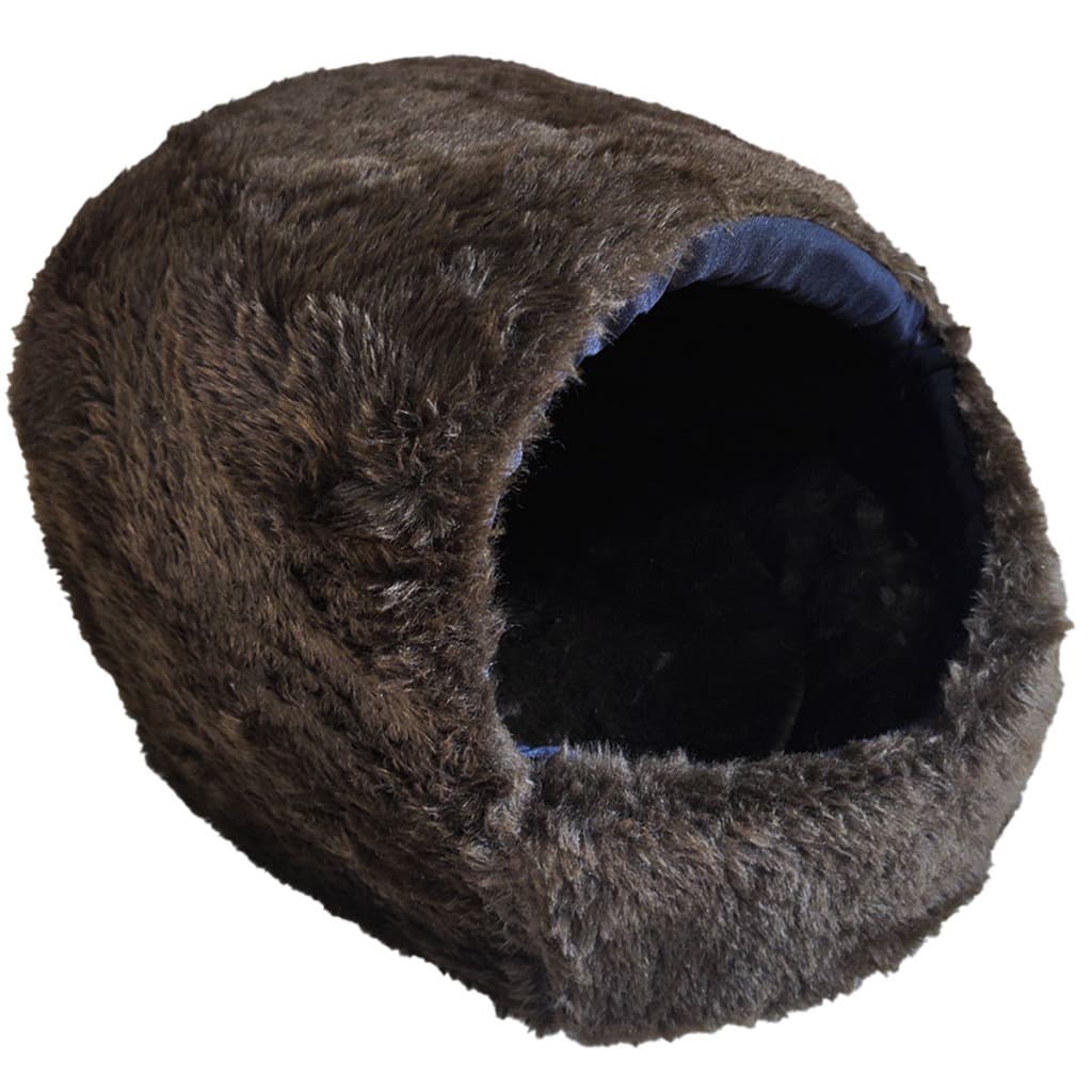 Caminha Cama Iglu Veludo  Pelúcia Nuvem Marrom