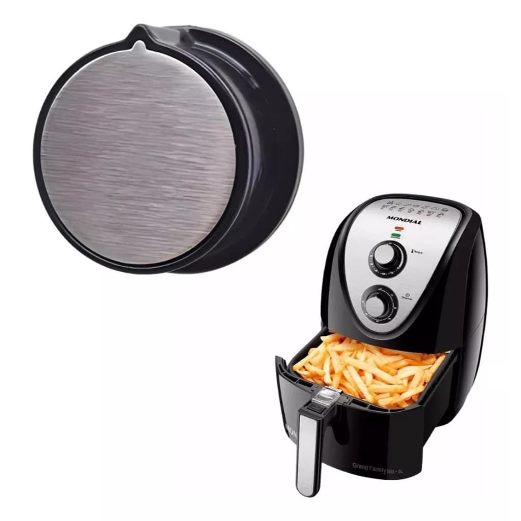 Botão Original para Airfryer Mondial AFN40/AFN50/AFN51 - Preto - Substituição Ideal!