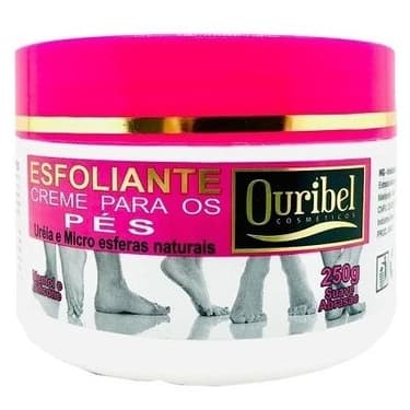Esfoliante de pés Ouribel 250gr - Com Ureia e Micros Esferas Naturais