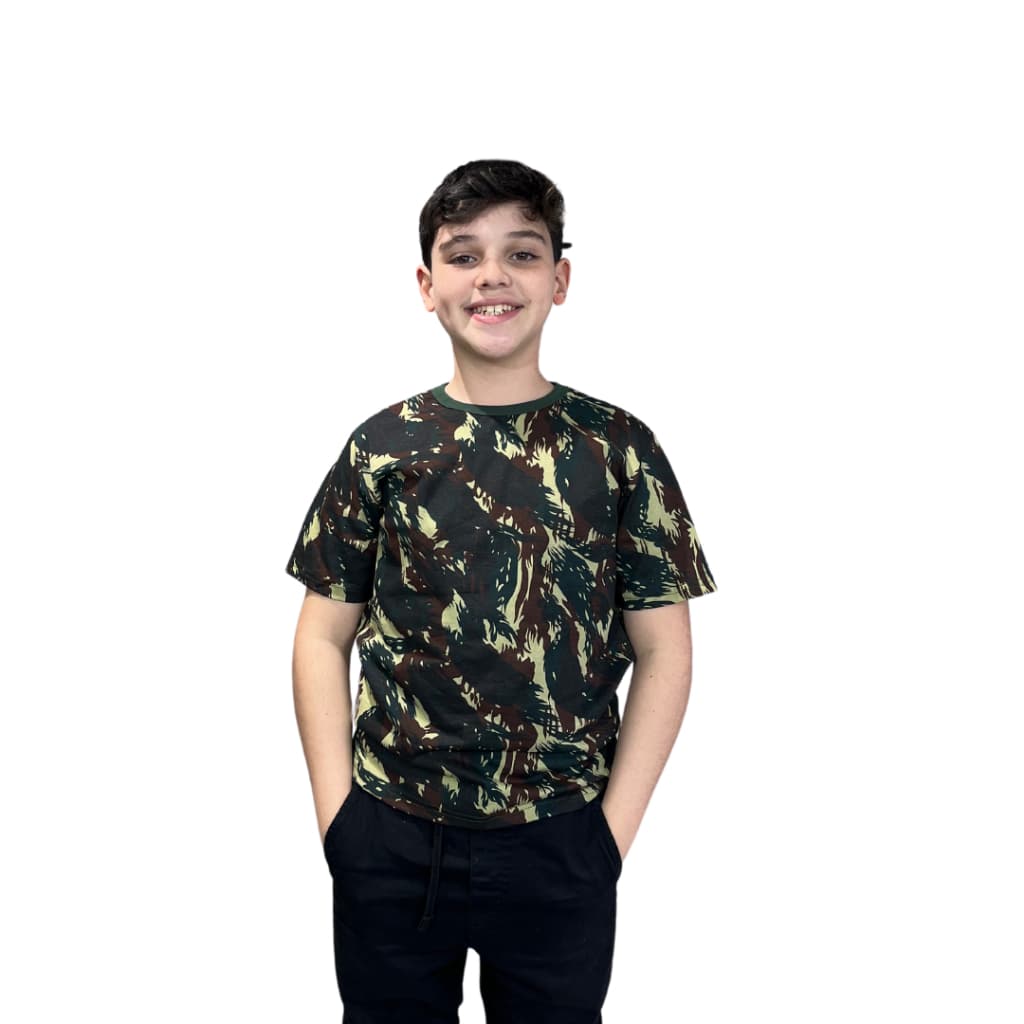 Camiseta Camuflada Infantil