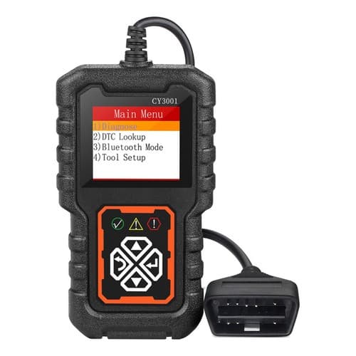 Scanner Automotivo cy3001 obd2 Leitor de Código Português