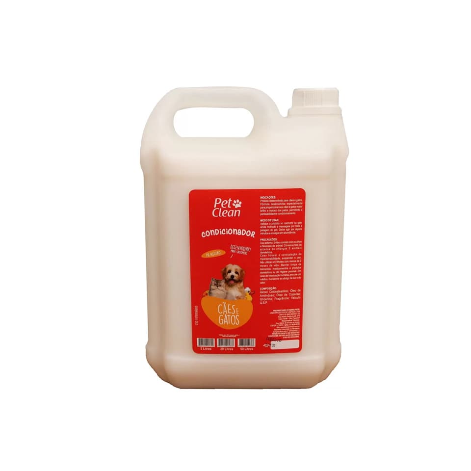 Condicionador Banho E Tosa Profissional Pet Clean 5l