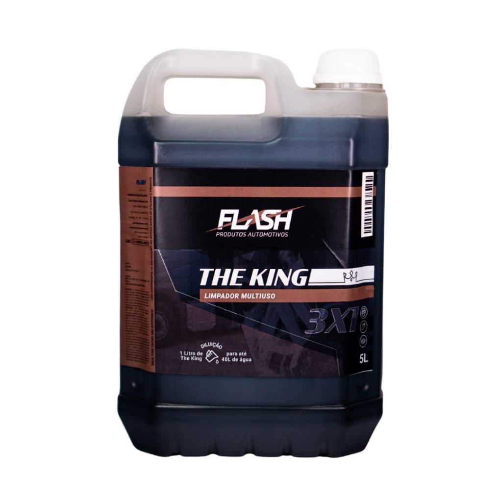 The King Desengraxante 3x1 Lavagem semtok+MOL+Pré Lavagem Alcalino Flash Produtos