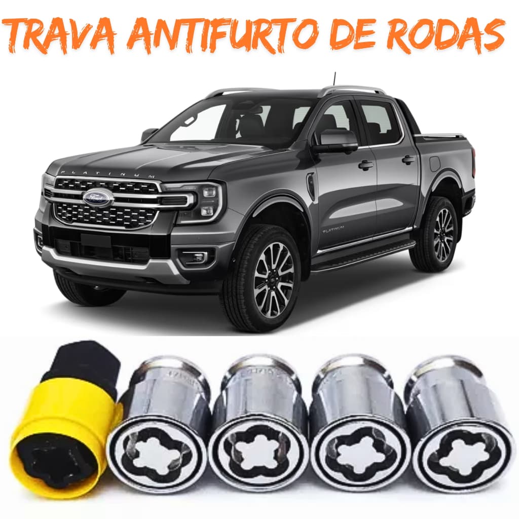 Trava Parafuso Porca Antifurto De Roda Ford Ranger