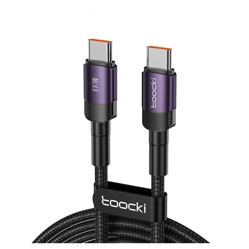 Cabo Usb Tipo-c 100w Rápido Trançado Para iPhone / Xiaomi / Macbook / Samsung