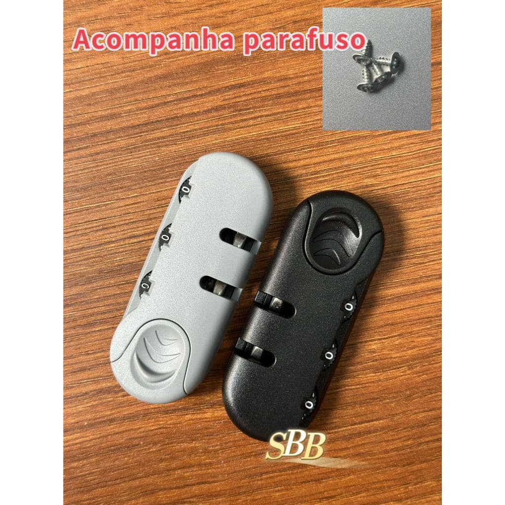 Cadeado para mala de viagem com senha / Acessórios Para Mala De Viagem Com Trava segredo.