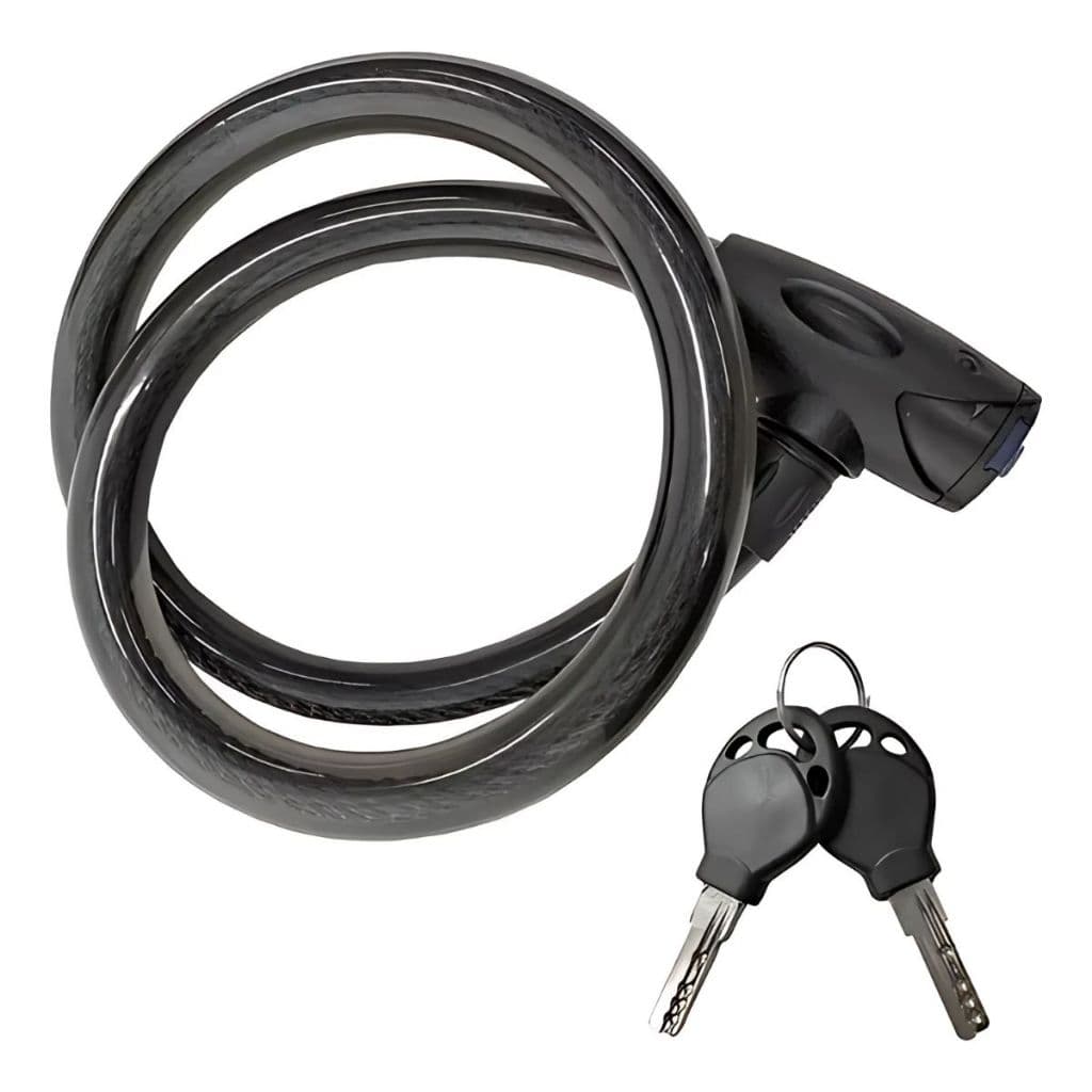 Trava Cadeado Articulada Anti Furto Moto Estepe 1,20 X 22mm