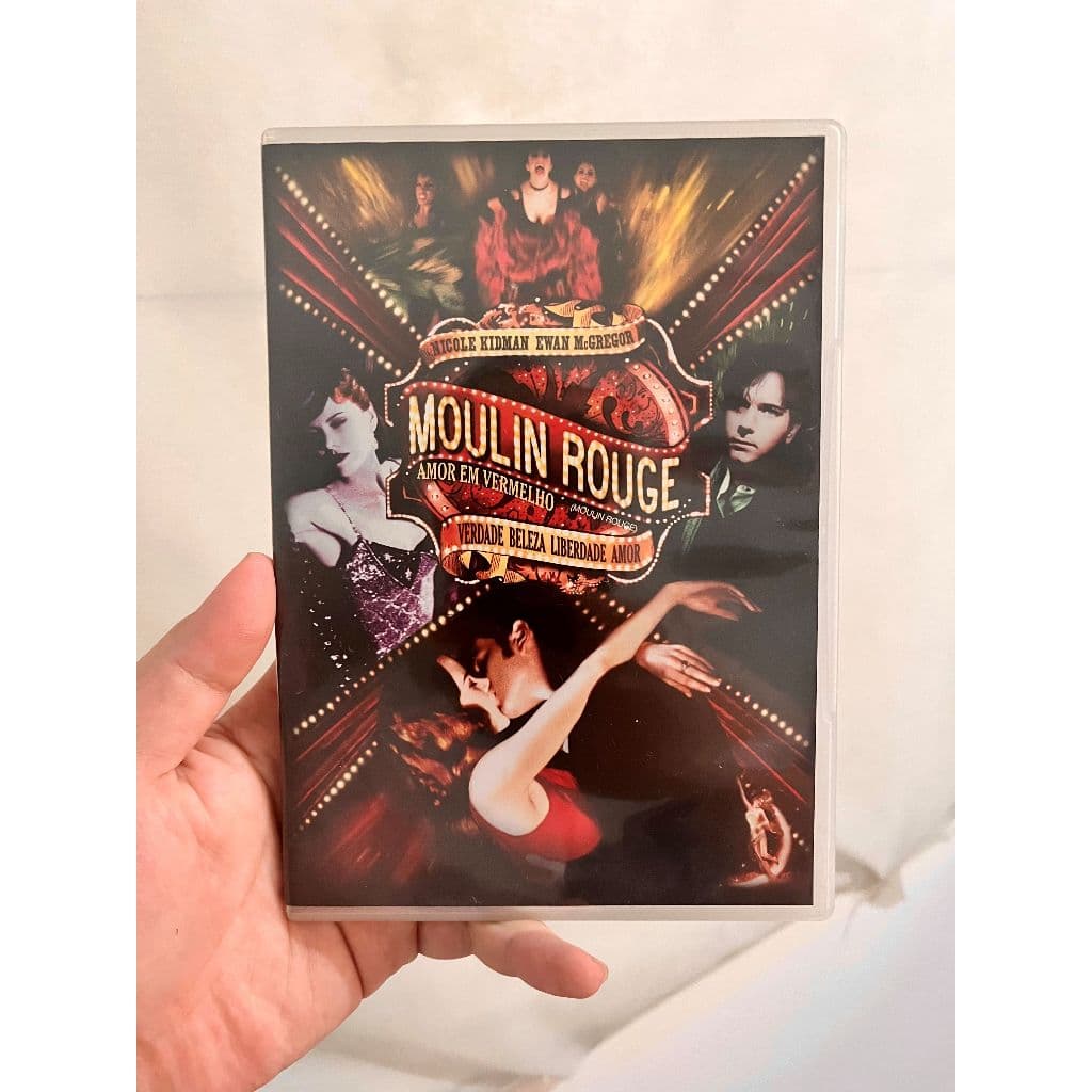 DVD Moulin Rouge - Com Nicole Kidman e Ewan McGregor
