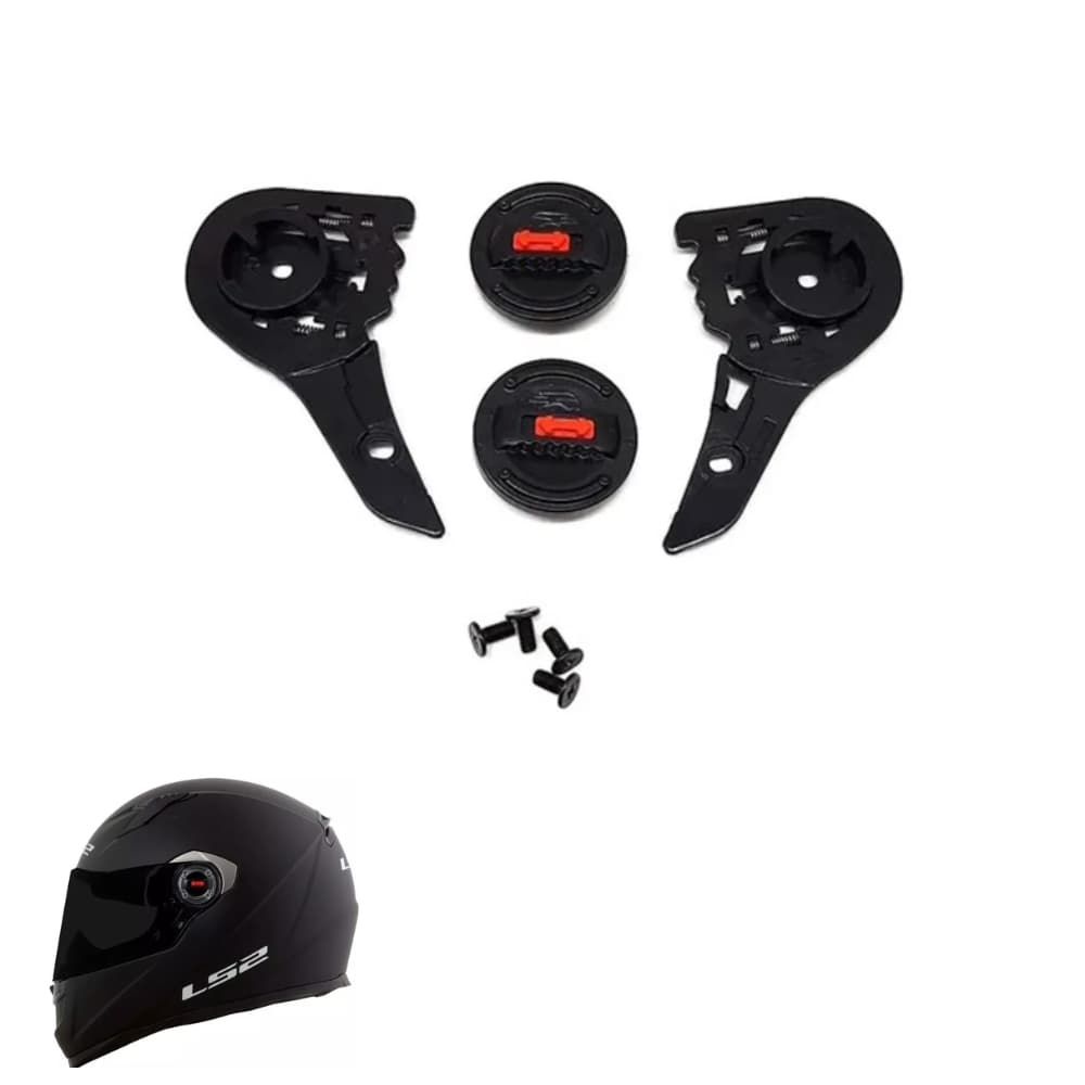 Kit Completo Fixador De Viseira LS2 Ff358/ff396 /helt (strada)