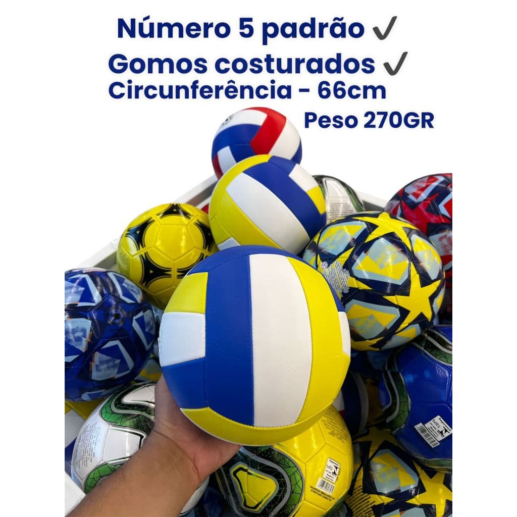 Bola de Vôlei Bola de Futebol Adulto e Criança Esportiva