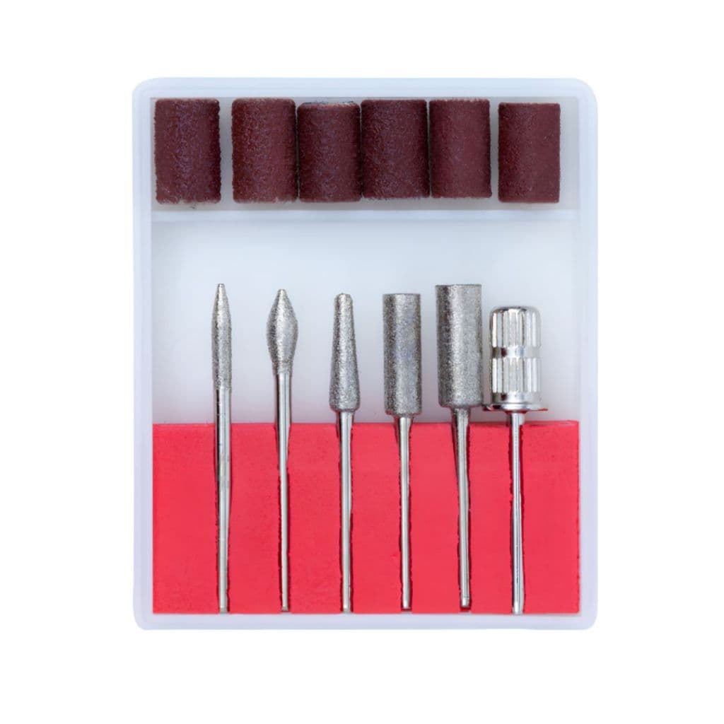 Kit Refil 6 Lixas + 6 Brocas para Lixadeira Elétrica