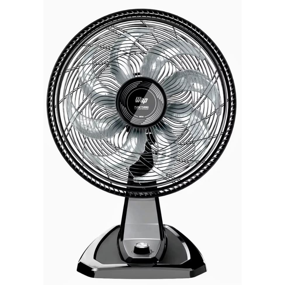 Ventilador De Parede e Mesa 180w 50cm 2 em 1 Flow Turbo 127v Wap