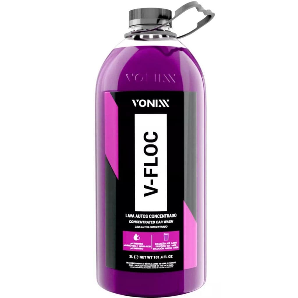 Shampoo Automotivo Neutro Concentrado V-floc Vonixx 3l
