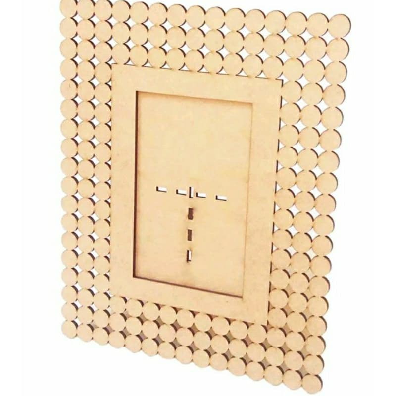 Porta retrato pérola mdf  3 unidades