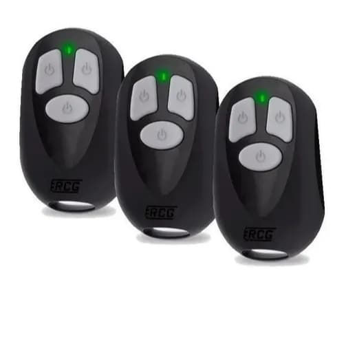 3x  Controles Remoto Portão  RCG Alarme 433hz