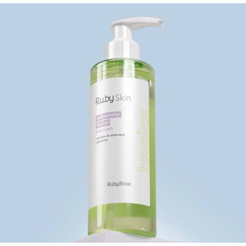 Sabonete Facial Ruby Rose/Ruby Skin Basic Face Wash - 190ml