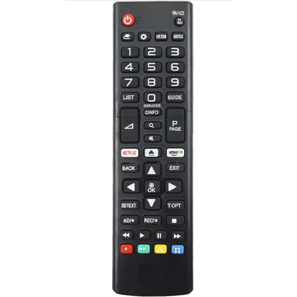Controle Remoto Compatível com LG Smart TV TODOS os Modelos LCD, LED, Plasma Com Teclas Netflix, Prime