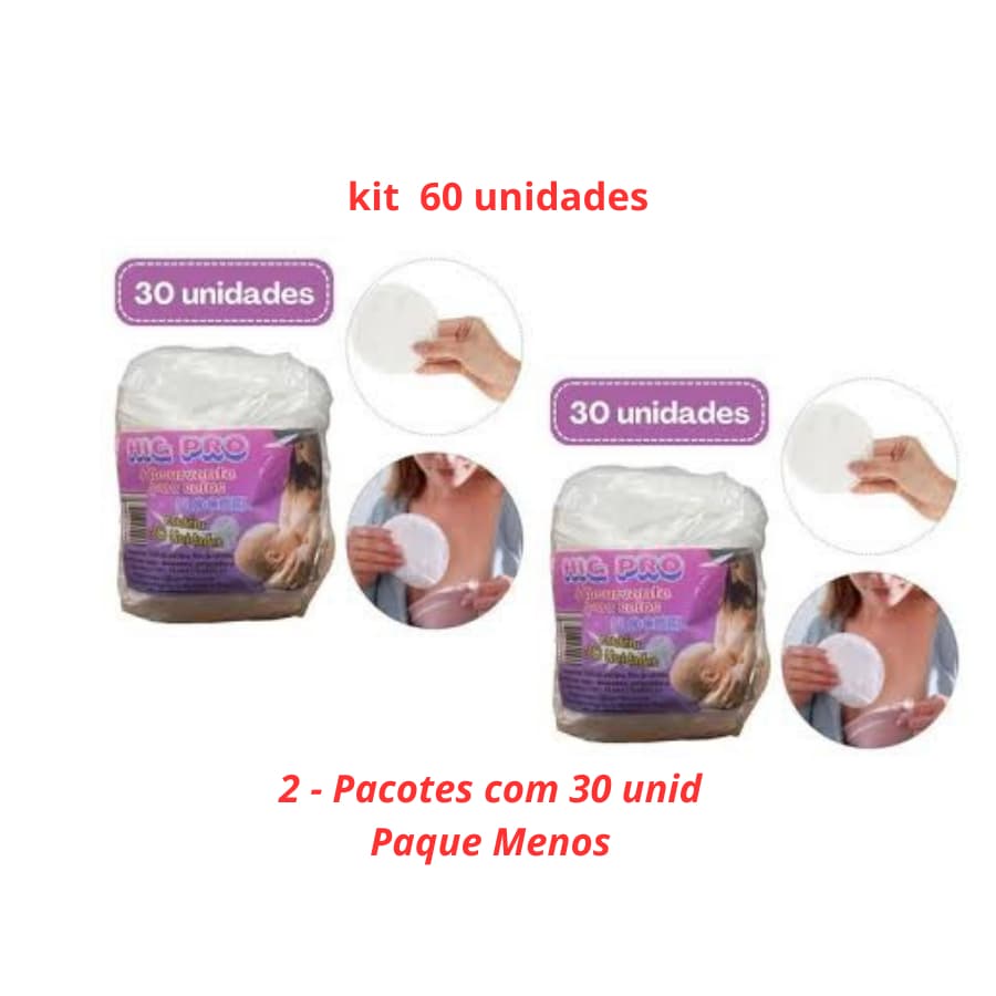 KIT  60  ABSORVENTE PARA SEIOS