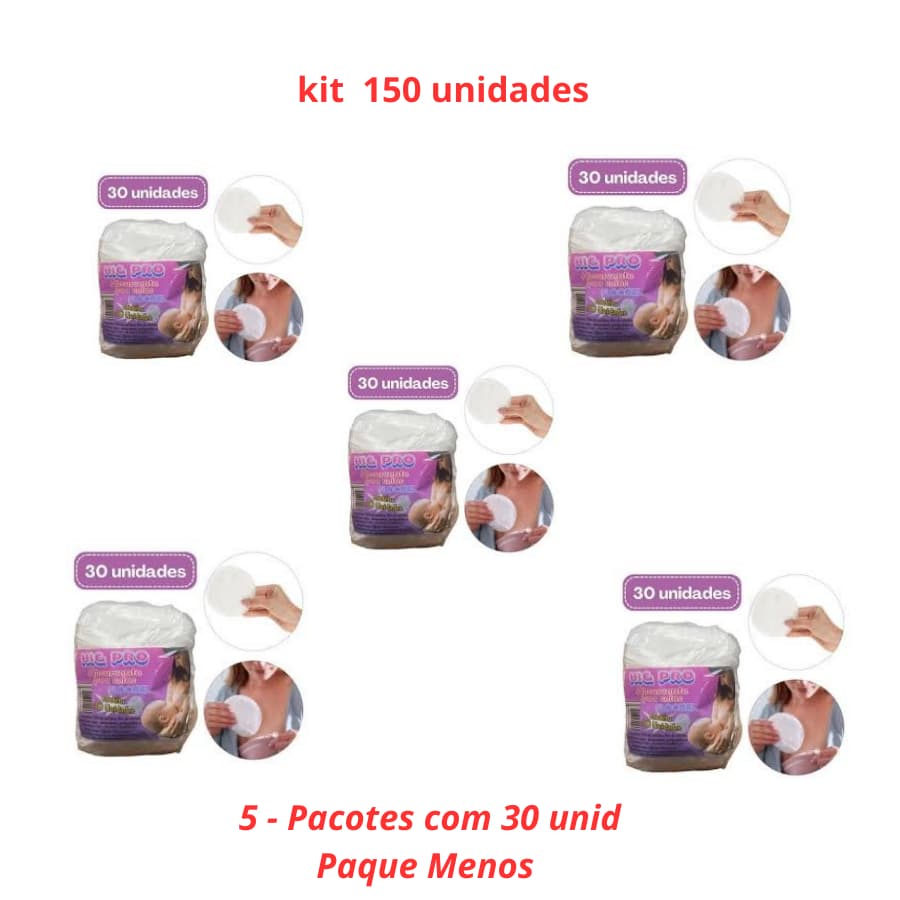 ABSORVENTE DE SEIOS 150 UNID  HIGPRO DIA E NOITE