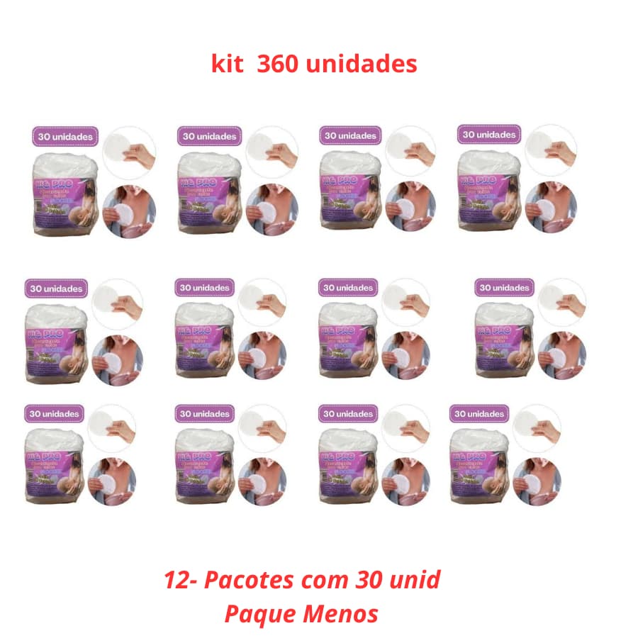 ABSORVENTE PARA SEIOS 360 UNIDADES  ( ATACADO ) HIGPRO