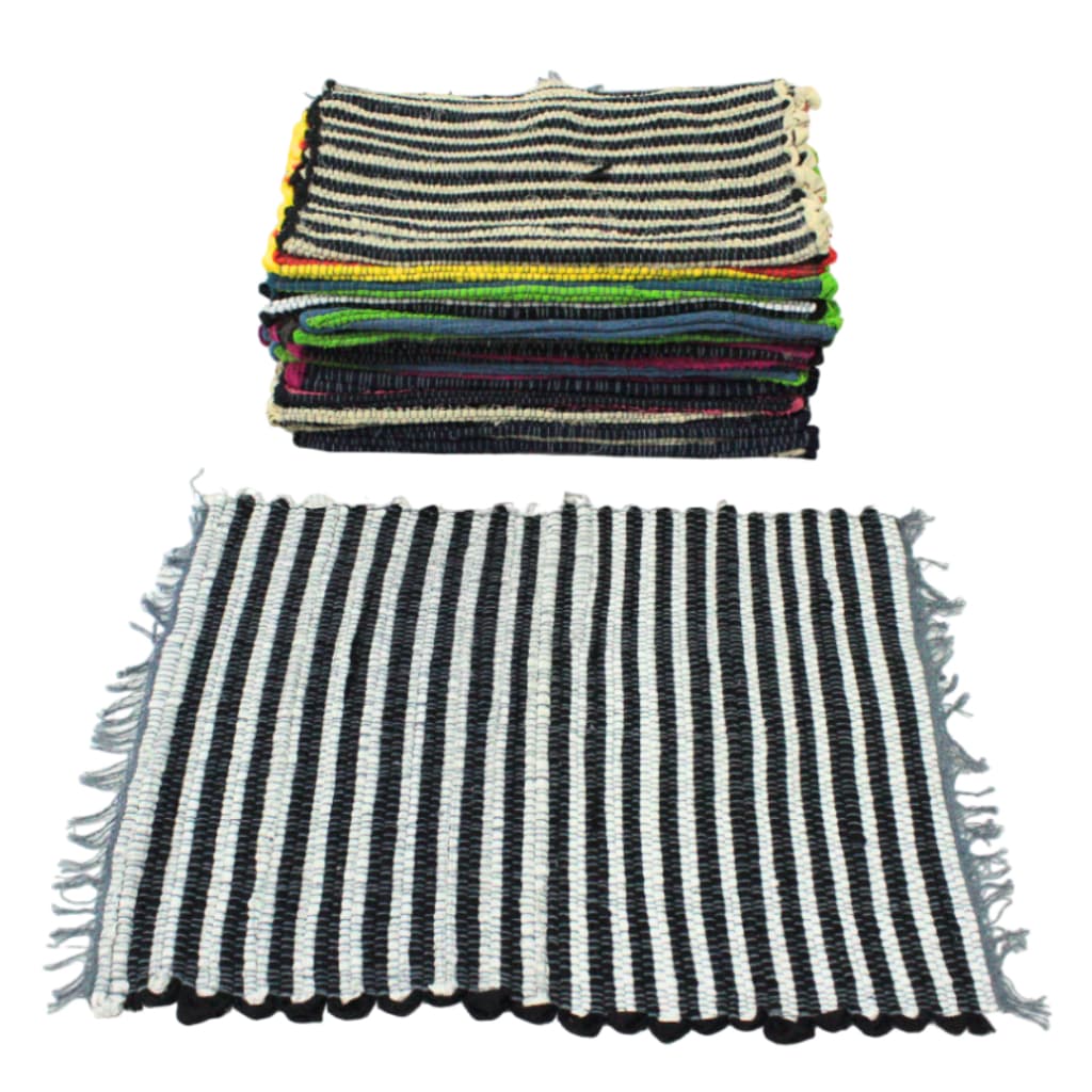 Kit 03 Tapete De Malha Para Banheiro Em Tear Nylon Barato 50x36