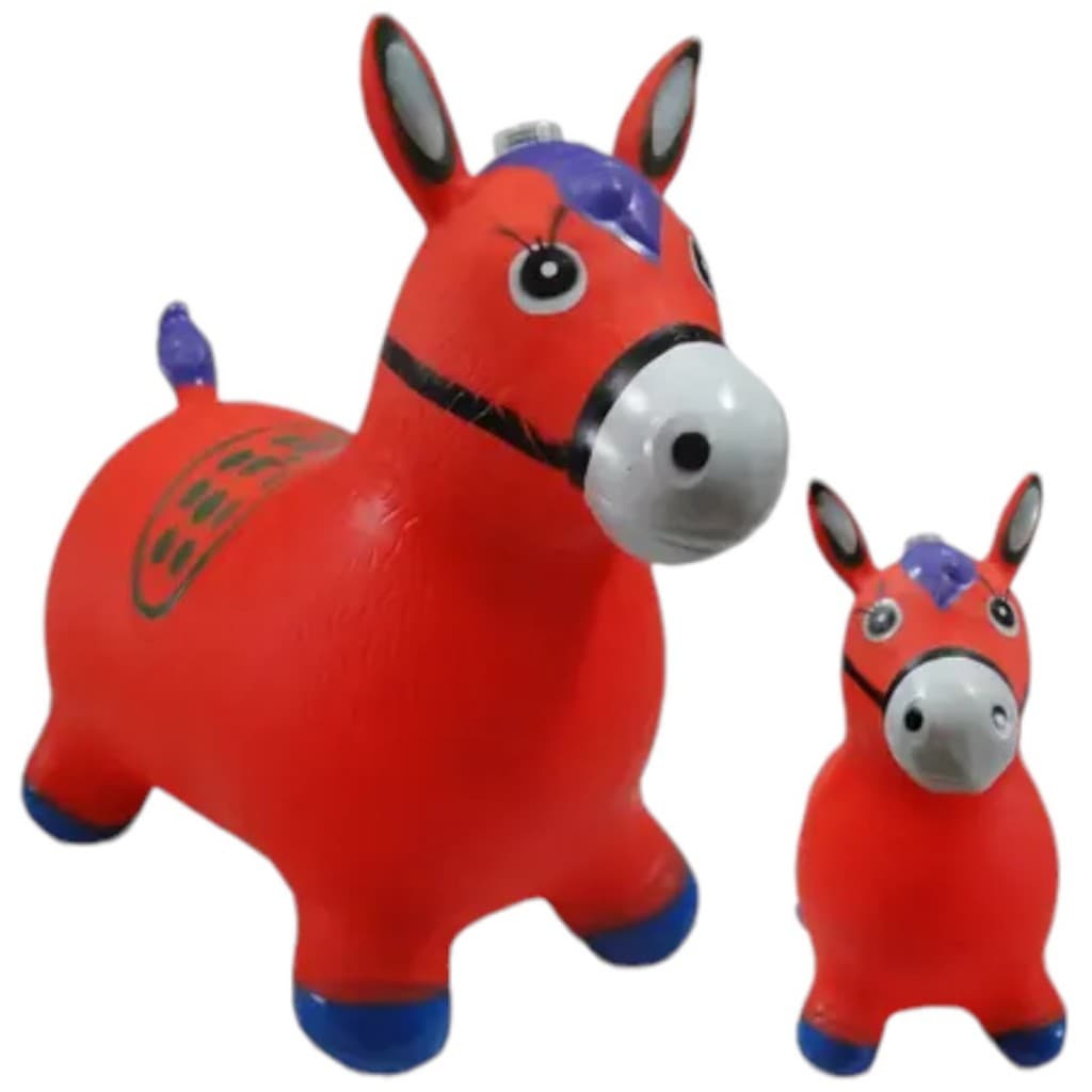 Cavalinho Upa Upa Com Som E Luz Brinquedo De Montar Divertido Emborrachado