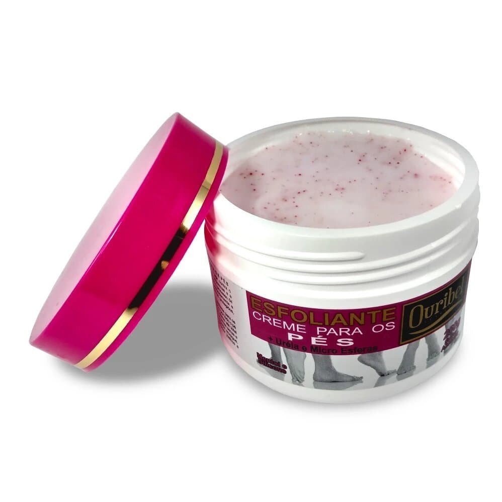 Esfoliante de pés com Uréia e Micros Esferas Naturais OURIBEL 250gr