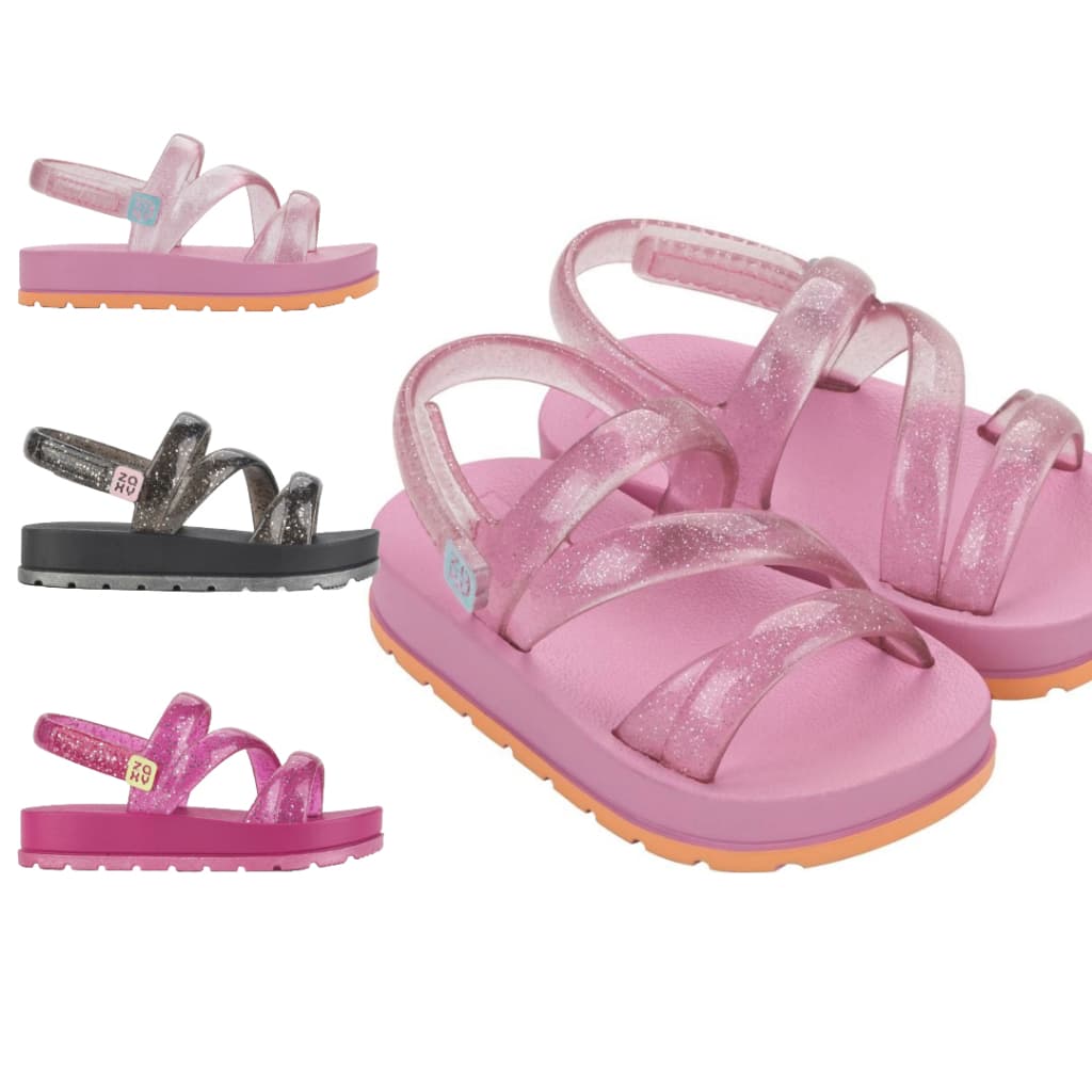 Sandália para bebe menina, Sandalia infantil menina, Sandália zaxy nina