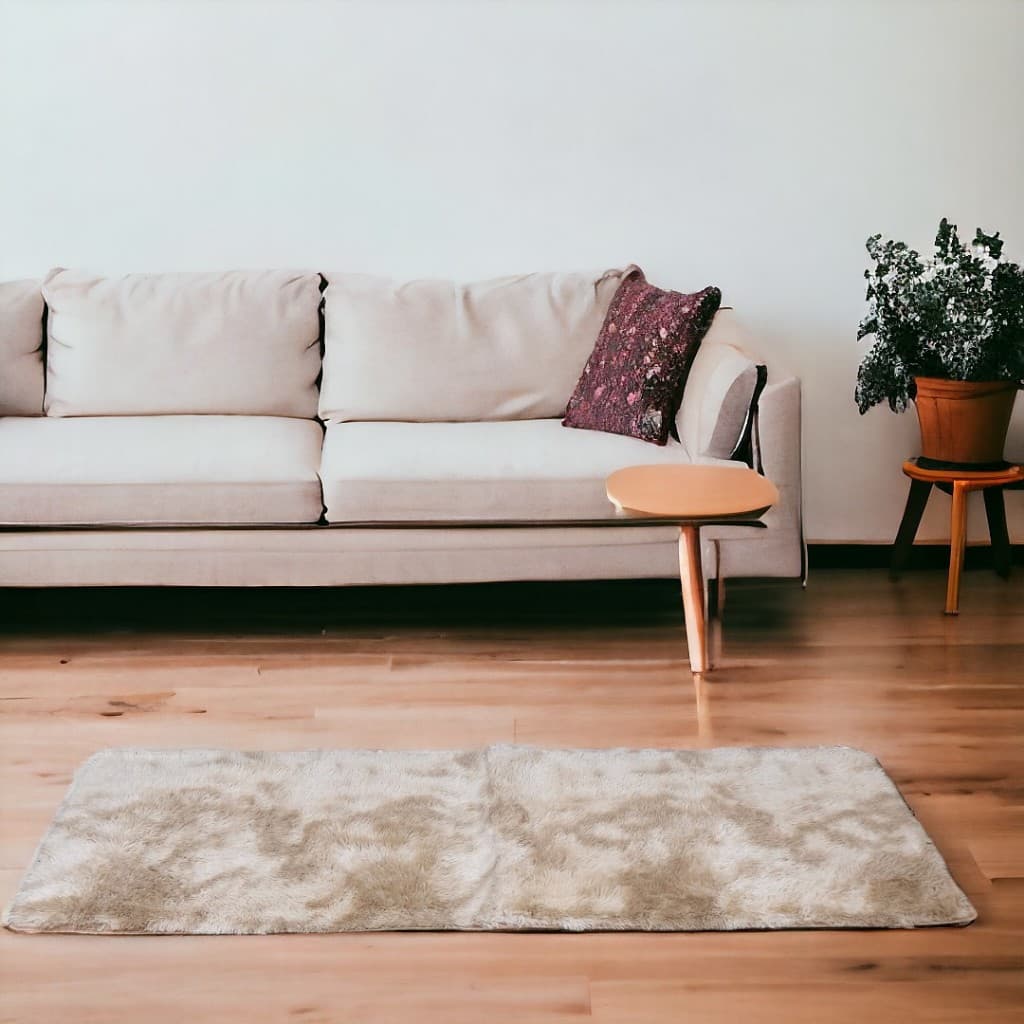 Tapete Peludo 70x180cm Passadeira Antiderrapante Sala Quarto Corredor Luxo Felpudo