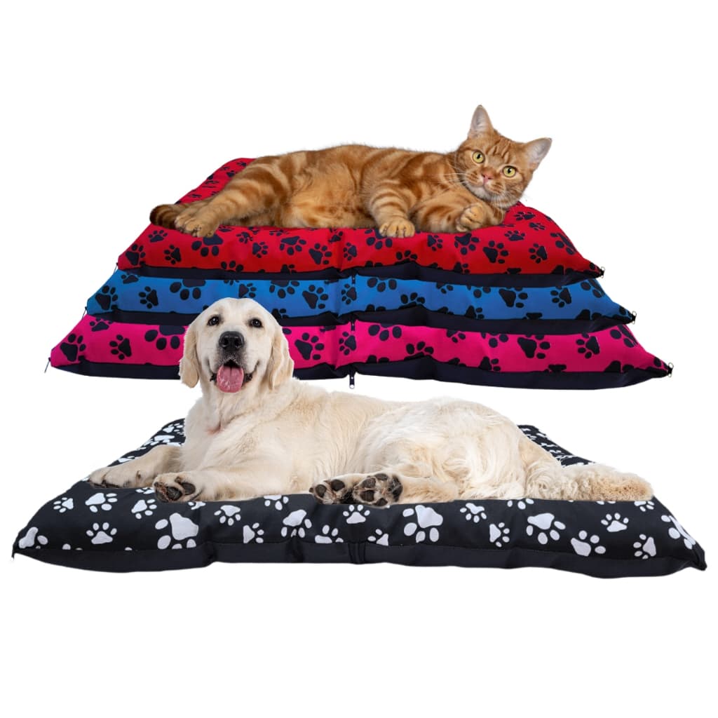 Cama Colchonete Lavável para Cachorros e Gatos Almofada Confortável com Zíper para Pets