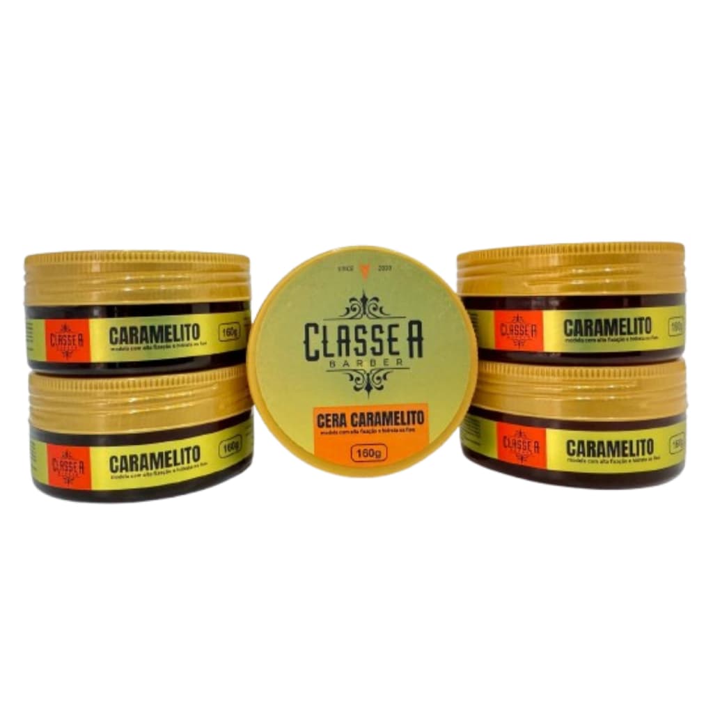 Kit com 5 Cera Pasta Modeladora Caramelito Classe A