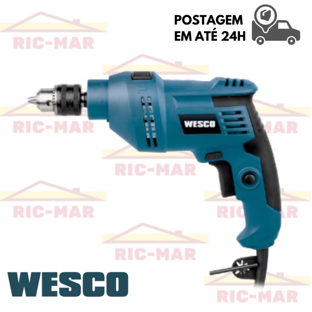 Furadeira de Impacto 3/8 POL 550W 220V 10mm Profissional WS3173 - WESCO