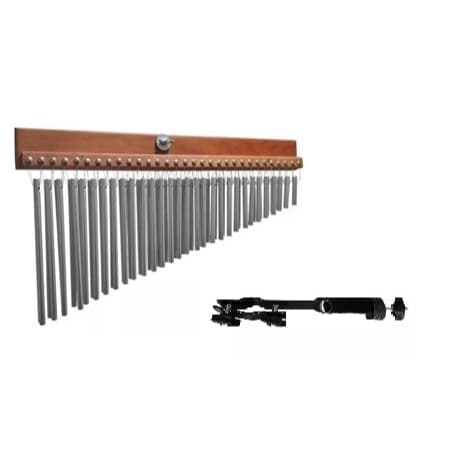 Carrilhão Duplo 60 Barras Alumínio Percussionline + Clamp p/ Carrilhão Percussionline