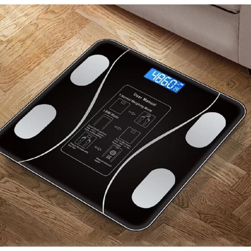 Balança bioimpedância digital corporal aplicativo bluetooth