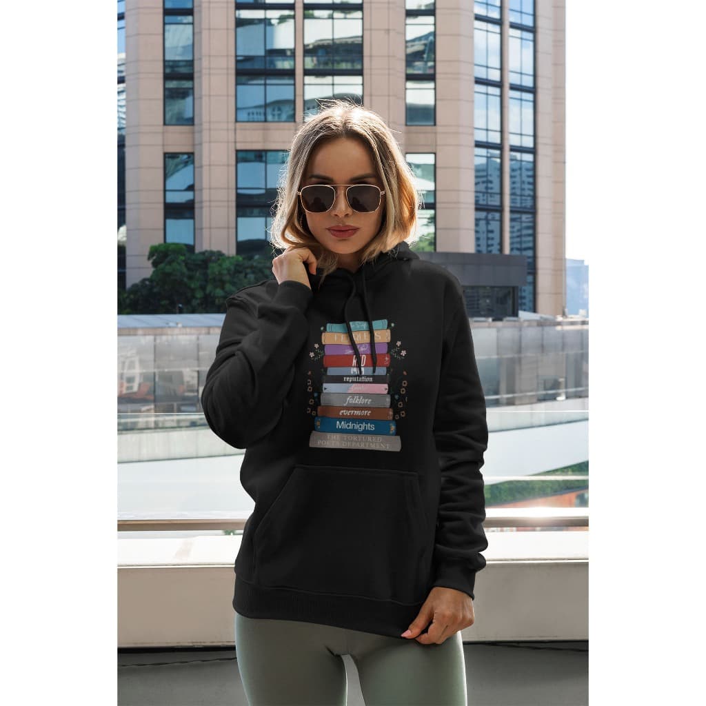 Blusa De Frio Moletom Unissex Taylor Swift Livros dos Albuns.