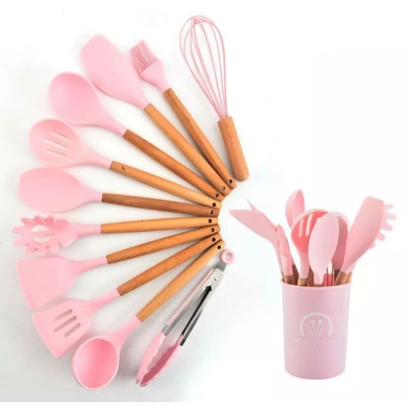Kit de Cozinha Jogo 12 Peças Utensílios Silicone Promoção !