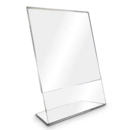 Display L 21x30cm A4 Expositor Papel Balcão Mesa Bar Folha 1Peça