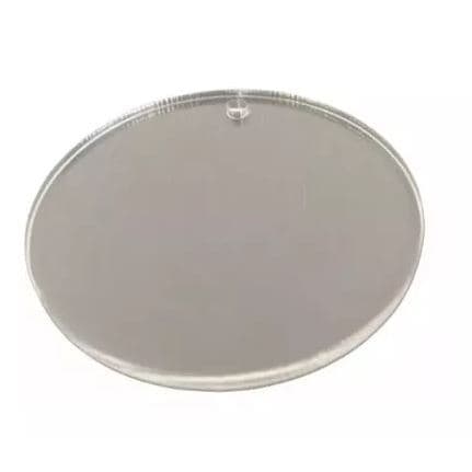 Base 2,5cm 1 Furo Redonda Acrílico Chaveiro Medalha 60pcs