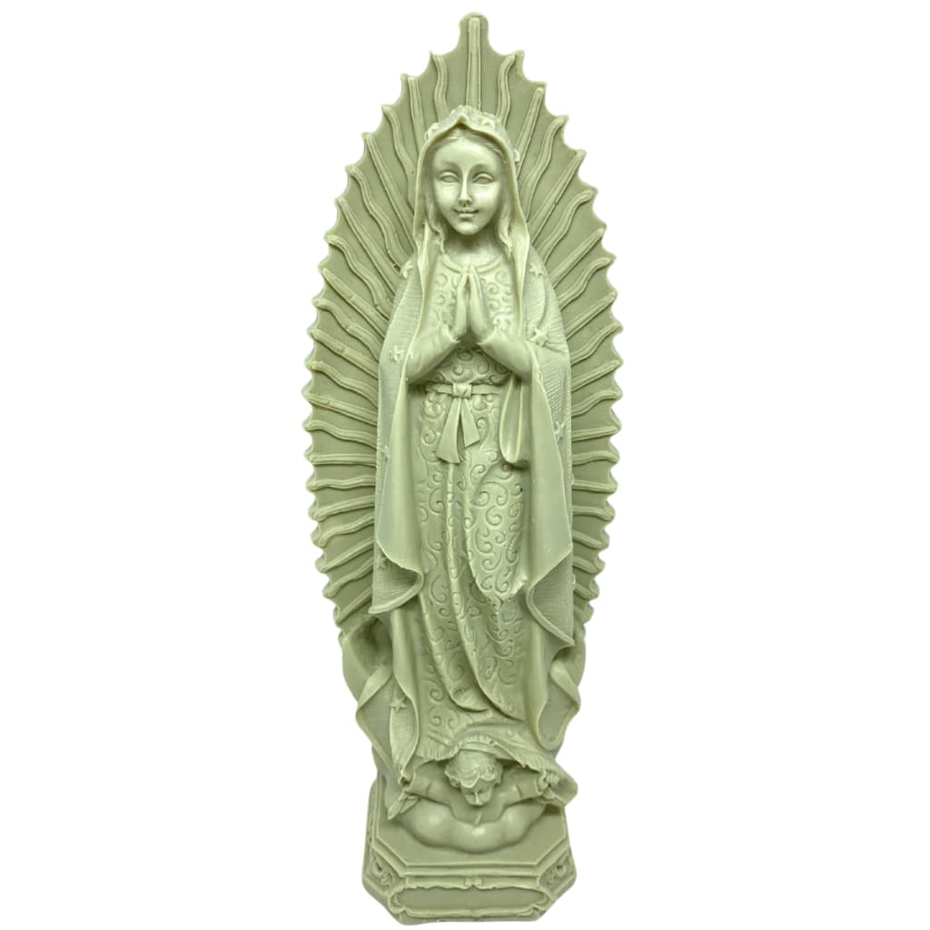 Nossa Senhora de Guadalupe 20 cm Escultura em Resina Para Decorar