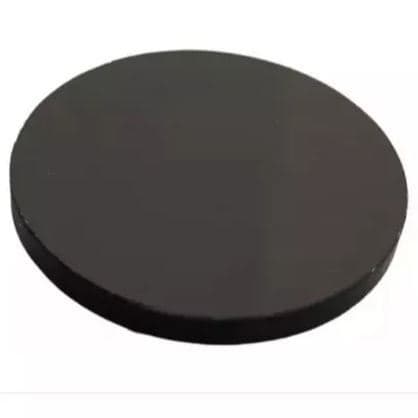 Base Redonda Acrílico Preto 10cm Artesanato Biscuit 10pcs