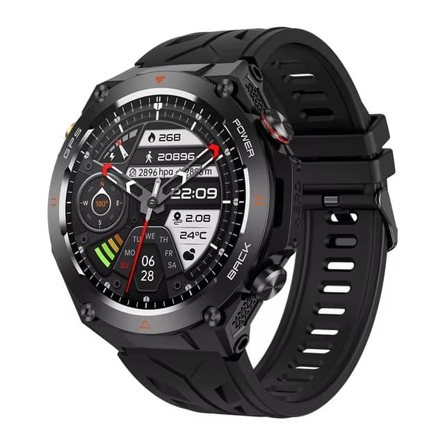 COLMI-V75 GPS SmartWatch, 1.45 "Ultra HD Display, bússola embutida, fazer/receber chamadas