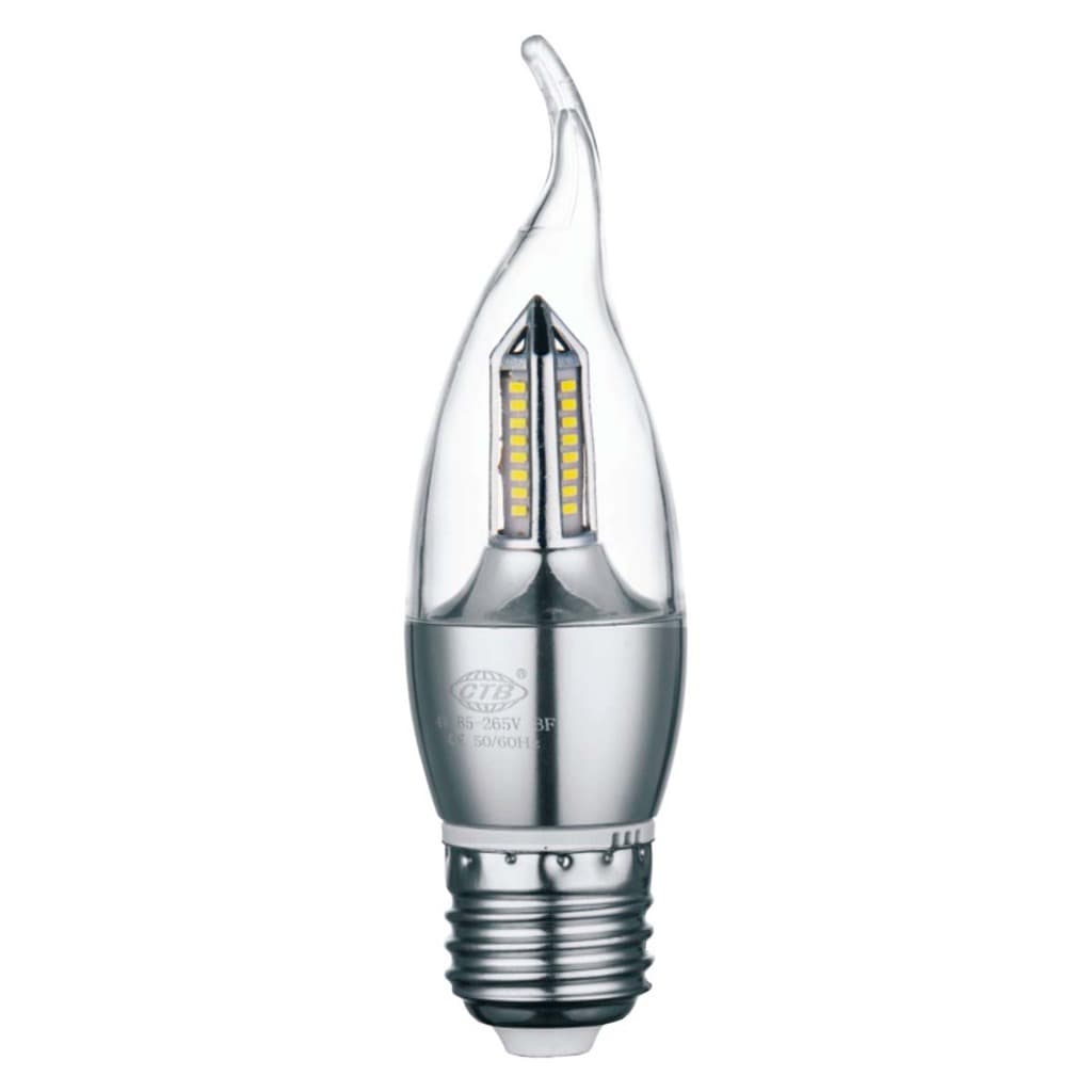 Lâmpada Vela Led 4W E27 Chama Bivolt
