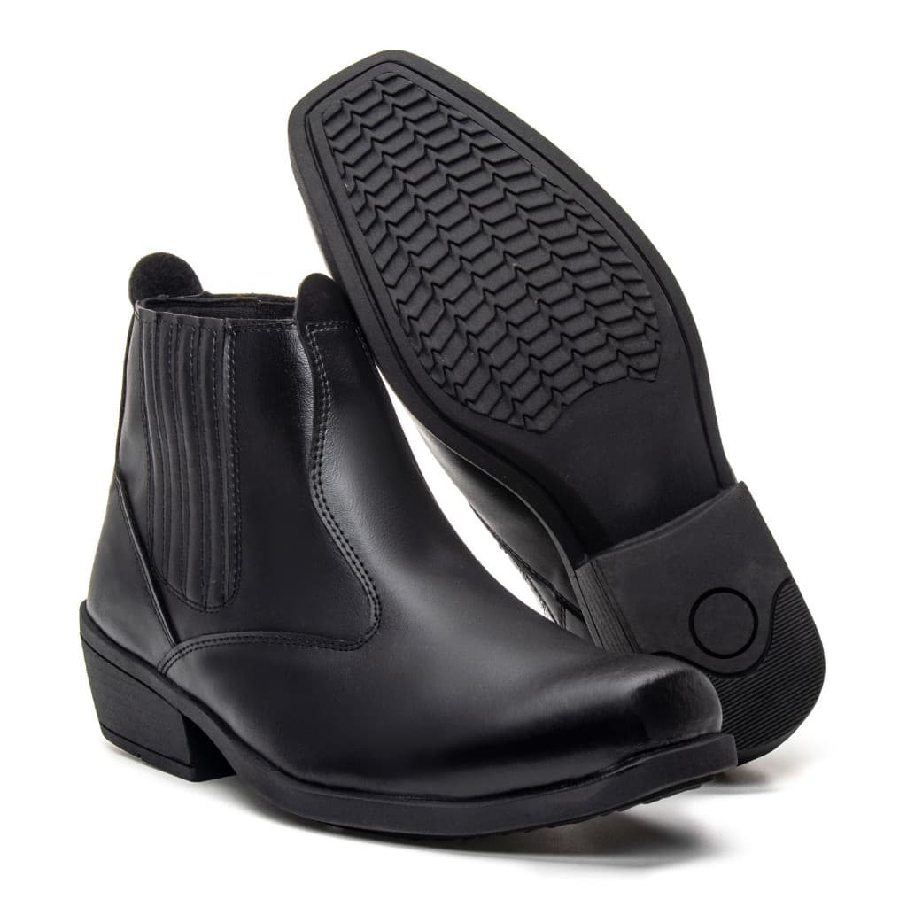 Bota  Botina Masculina Country Conforto E Estilo Lançamento Exclusivo