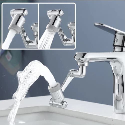 Extensor Torneira Bico Flexível 360 Graus com 2 Jatos de água - BINGO